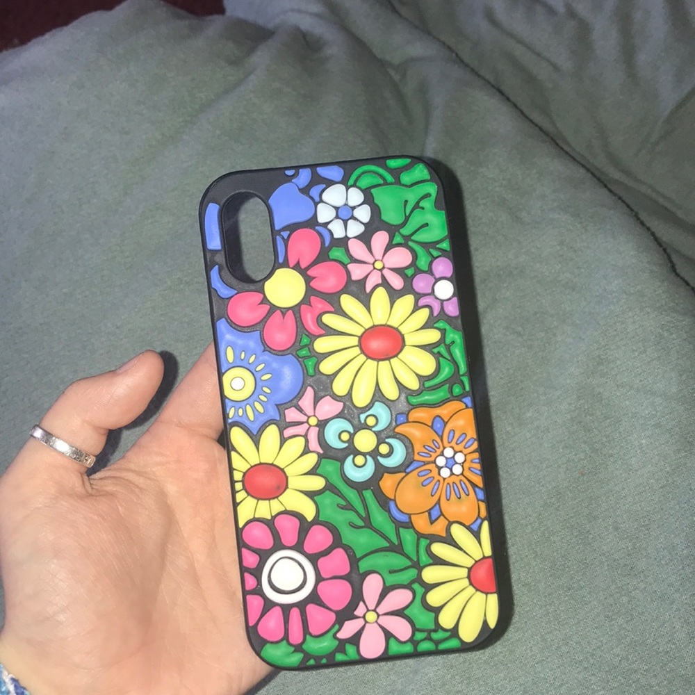i phone x flower case